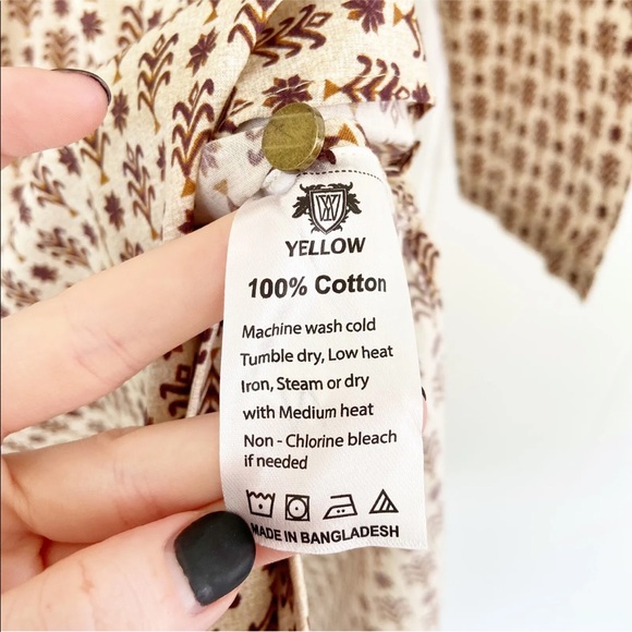 PANJABI YELLOW Mens Slim Fit Kurta - Picture 8 of 8